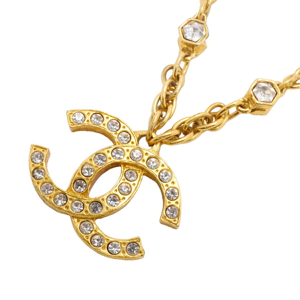 CHANEL Gold Logo Necklace